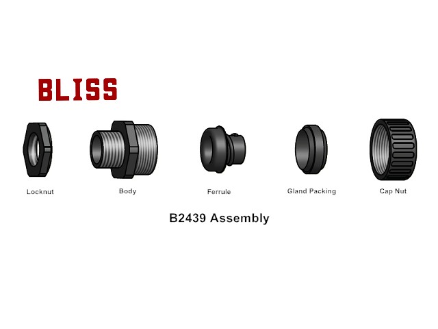 Straight Nylon Connector - PF Thread