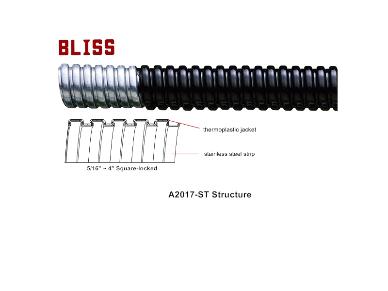 Liquid-tight Flexible SUS 304 Stainless Steel Conduit (BS Type)-A2017-ST