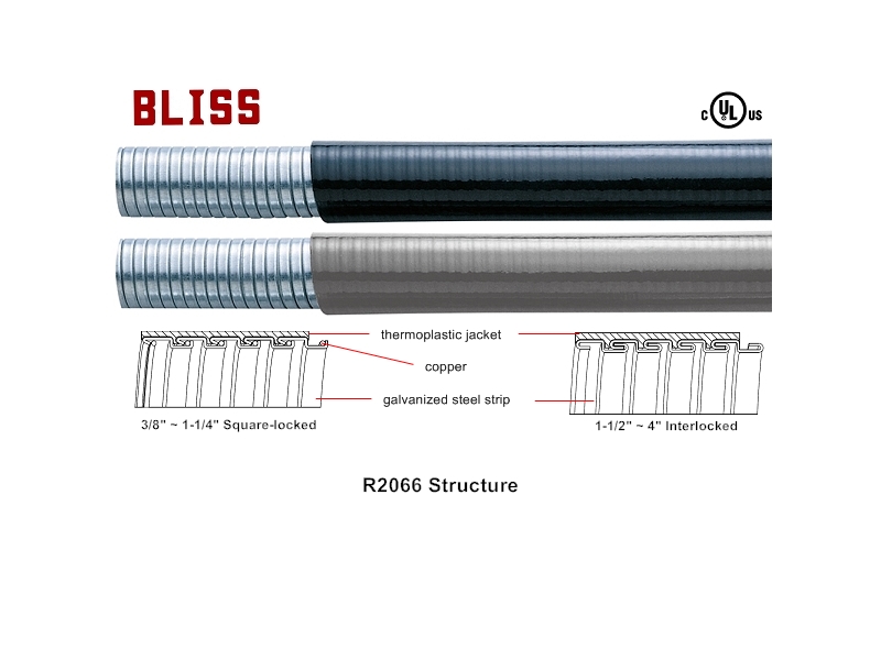 Flexible Conduit (Liquid Tight Steel ／ UL & cULus Listed)-R2066