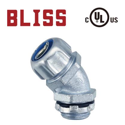 UL／cUL Liquid Tight 45° Conduit Connector - NPT Thread