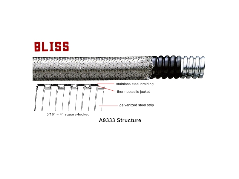 Flexible Wire Braiding Liquid Tight Conduit-A9333