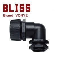 Nylon 90° Connector - PF Thread (Suitable for type E2017)