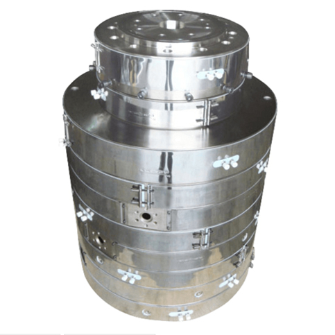 Extrusion Blown Film 7 Layer Stackable Die Head (IBC Type - Cooling For Inside & Outside)