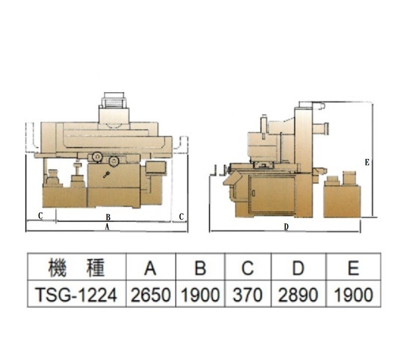 自動磨床-TSG-1224NC