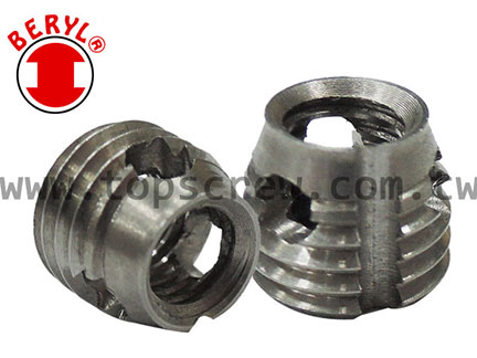 Self Tapping Threaded Insert Slotted Pin
