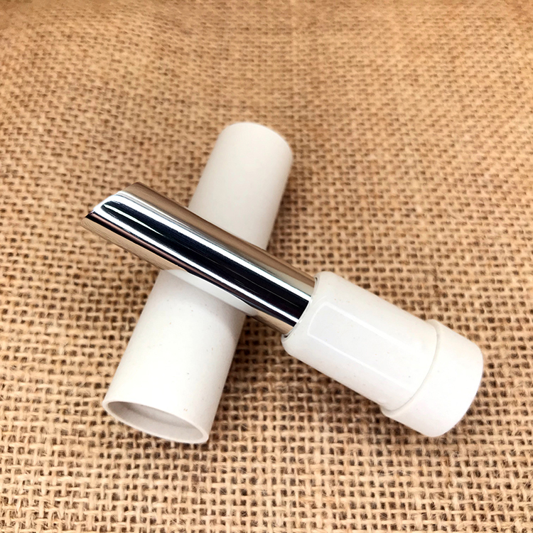 Biodegradable material empty round lipstick tube compostable packaging
