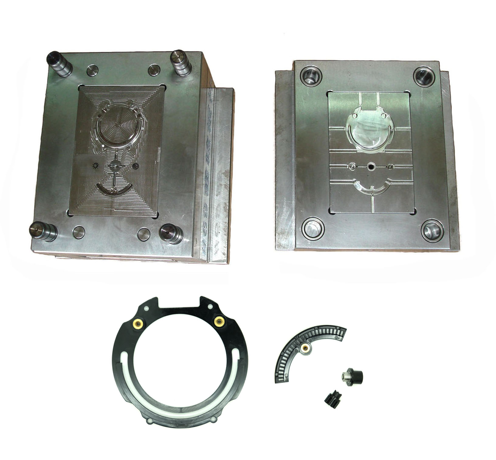 OEM 4 cavities plastic gear accessory mould