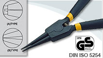 Circlip Pliers, External (Straight With Spring)