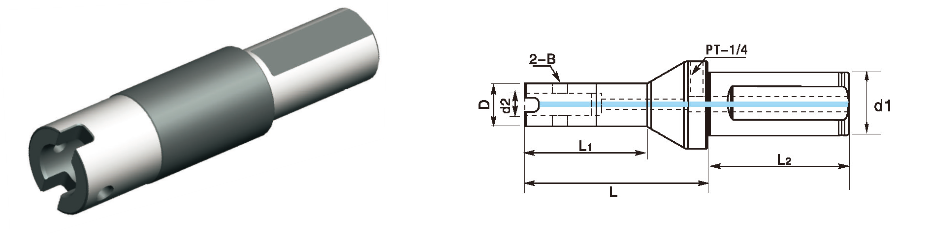 VMD connecting tool rod