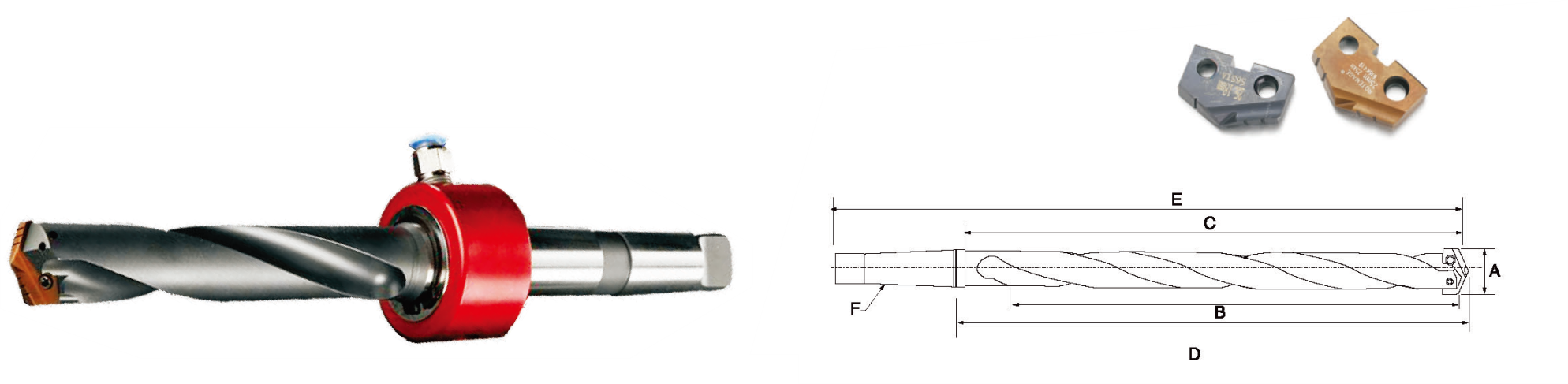 Helical drill with bevel handle