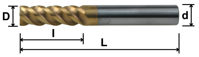 MHD (Heavy cutting Operation Type), 4 Flutes-MHD