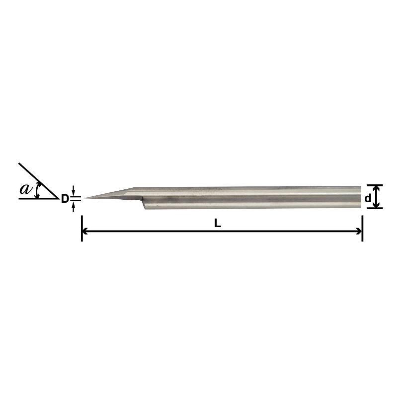 Tungsten Carbide Engraving End Mill