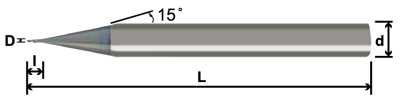 高速、高硬度專用小徑鎢鋼立銑刀-MSE2