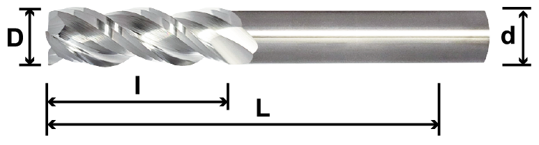 戰鬥機鋁合金專用鎢鋼立銑刀-AED