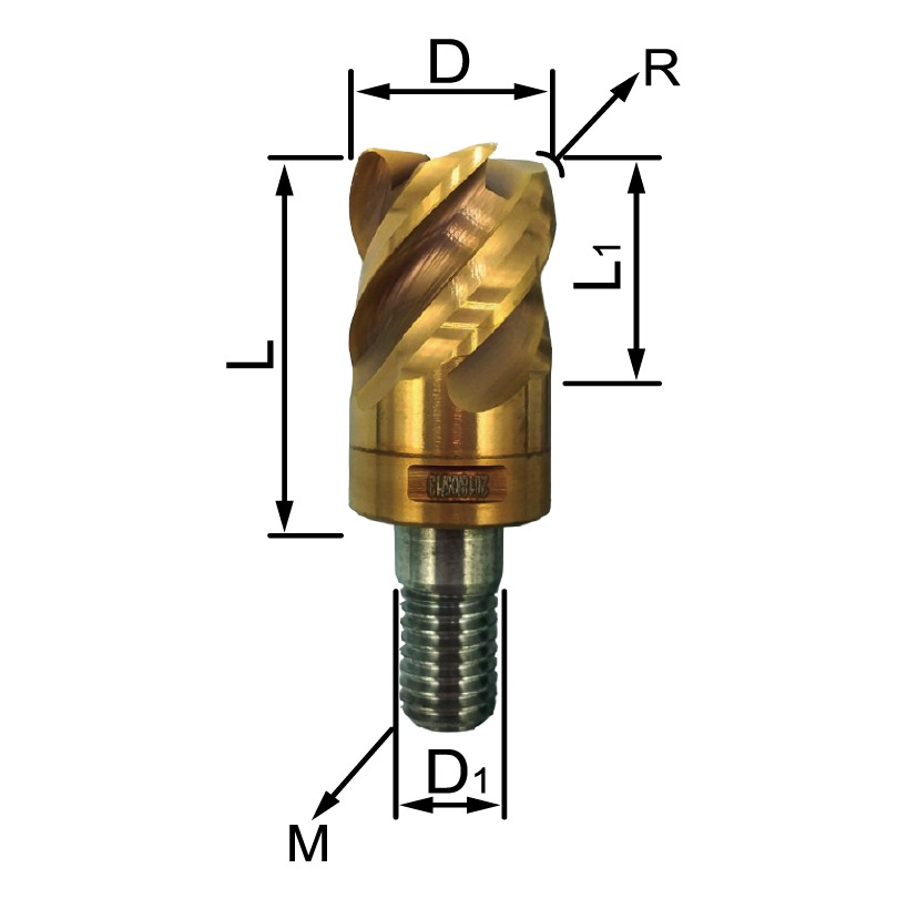 Tungsten Steel R Aangle Bit