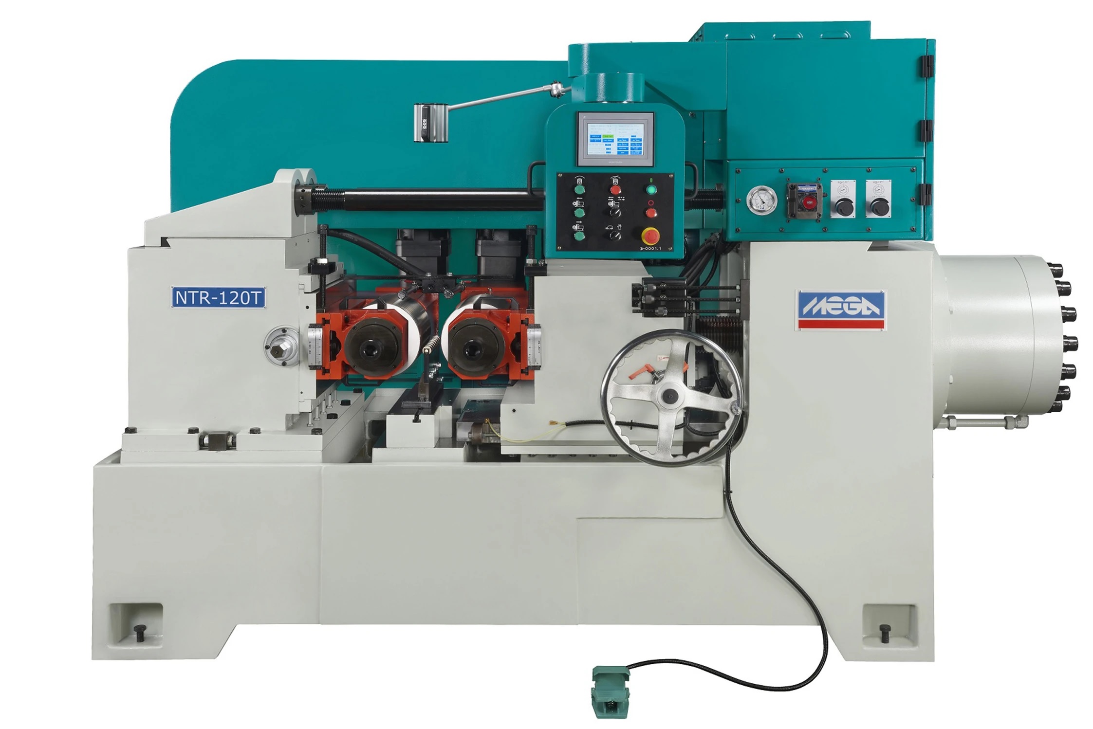 THRU-FEED&IN-FEED HYDRAULIC HEAVY DUTY THREAD ROLLING MACHINE