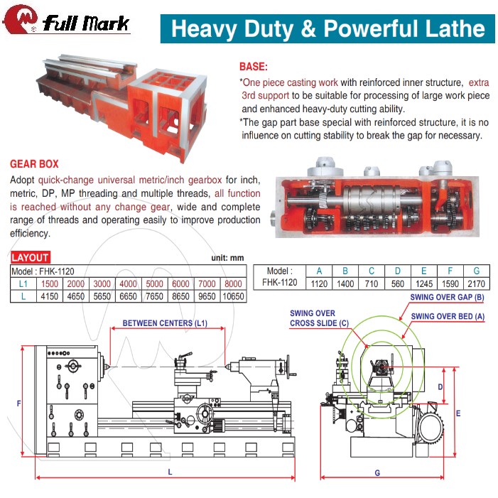 Heavy Duty Lathe