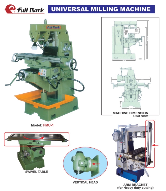 Universal Milling Machine-FMU-1