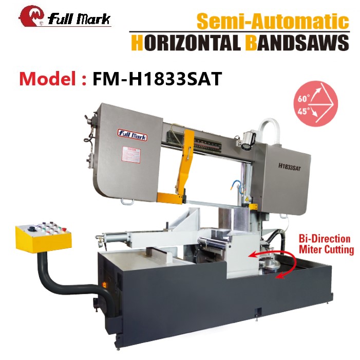 (Heavy duty Square Column type ) Semi-autoHorizontal Bandsaw-FM-H1833SAT FM-H1833SA FM-H2232SA