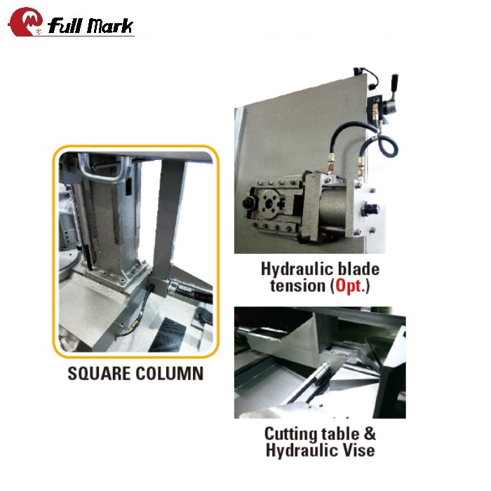 (Heavy duty Square Column type ) Semi-autoHorizontal Bandsaw