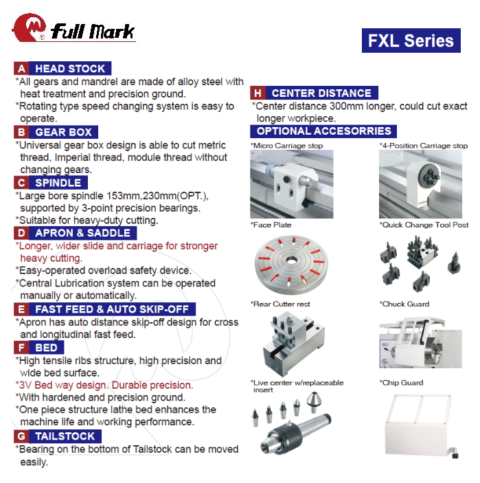 Heavy Duty Lathe-FXL Series