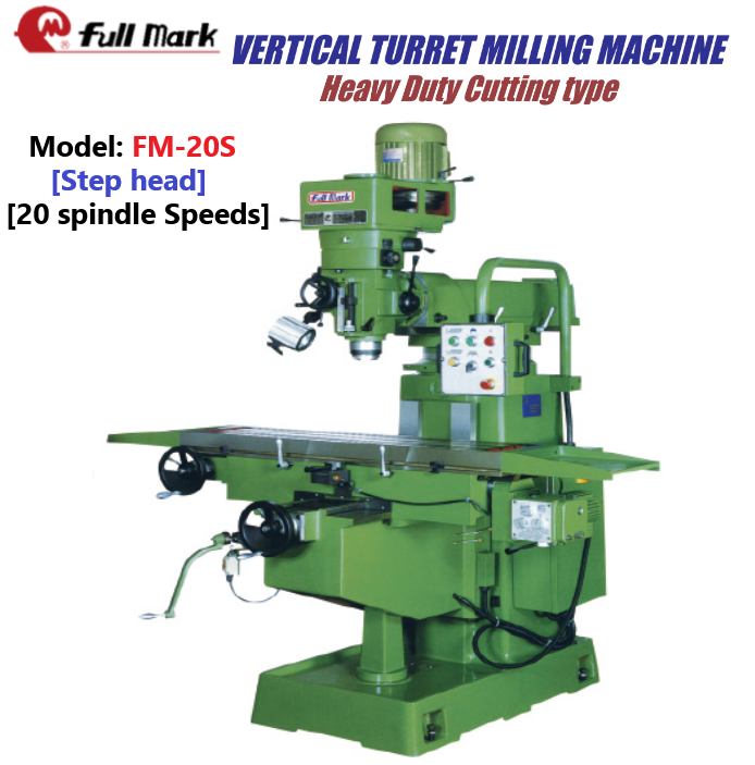 立式轉塔銑床-FM-16 ; FM-18; FM-20 Series