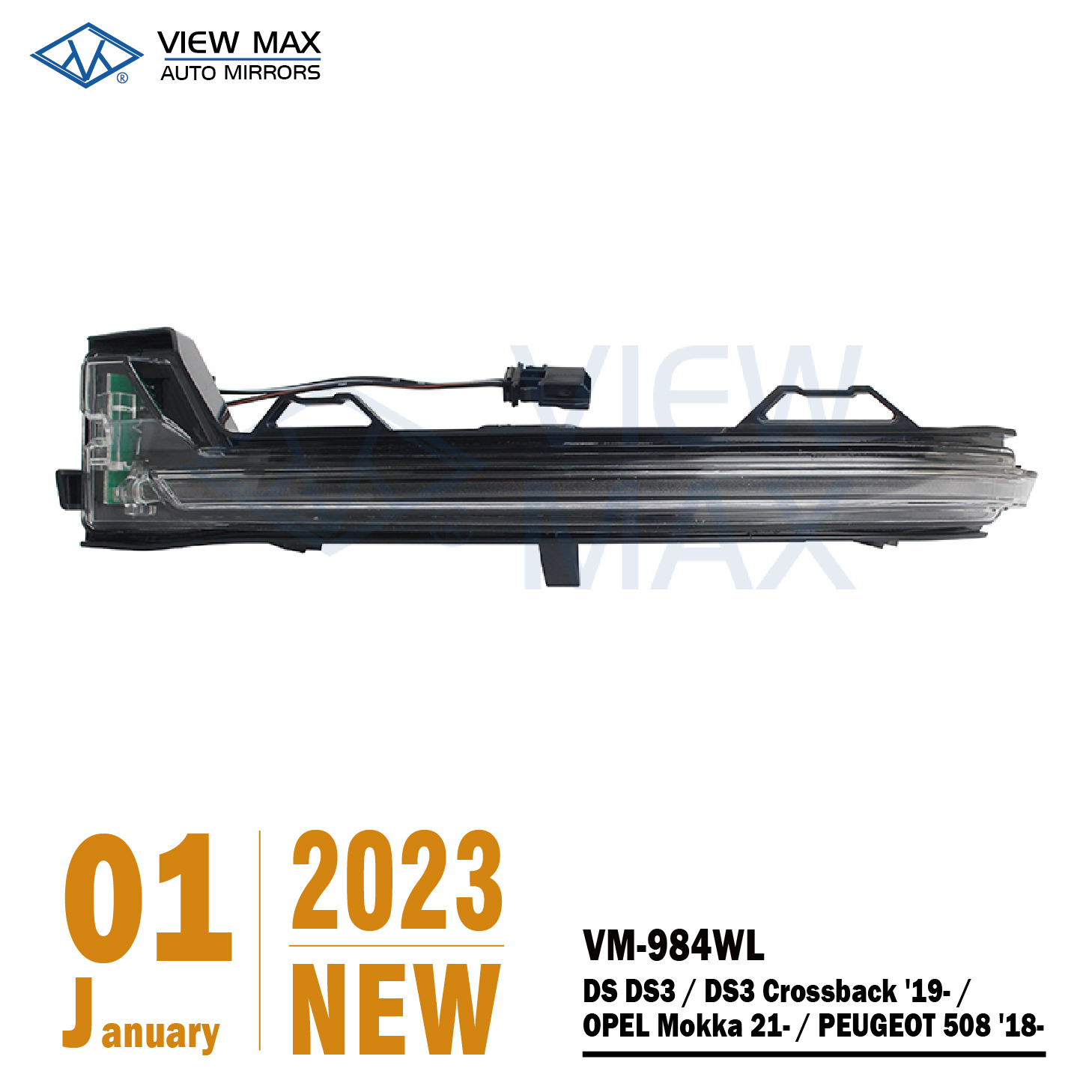 VM-984WL Rear Mirror LED Blinker-VM-984