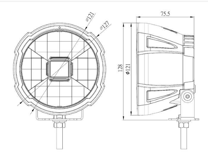 LED Driving SAE - 5in-NK0523C