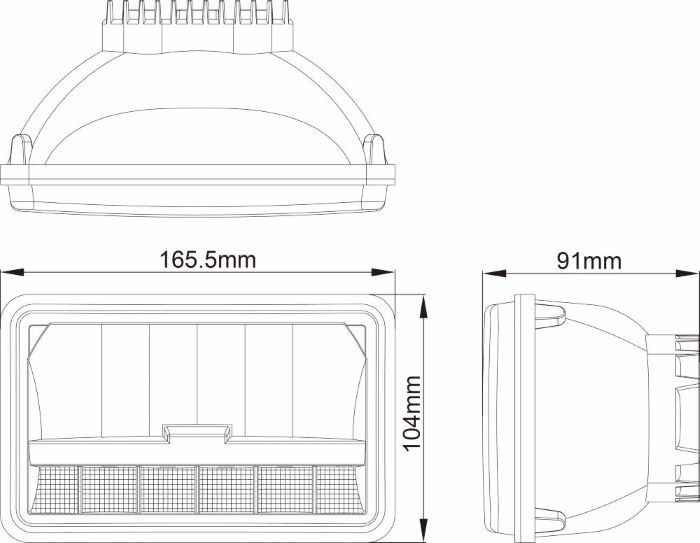 4IN X 6IN BI-HEAD LIGHT