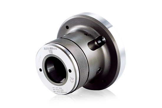 Collet chuck for cylindrical center mount-CR