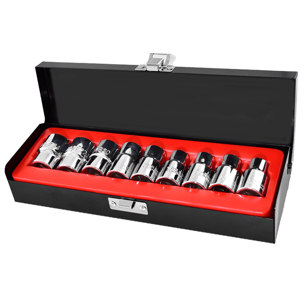 9pcs 1／2" Dr. Loose E Star Socket Set