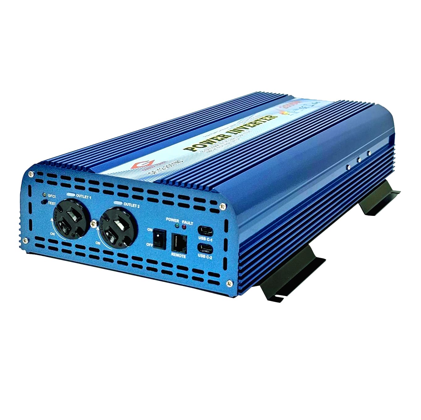 2000W 12V 24V 48V GFCI PURE SINE WAVE POWER INVERTER-GF-12-2001NS