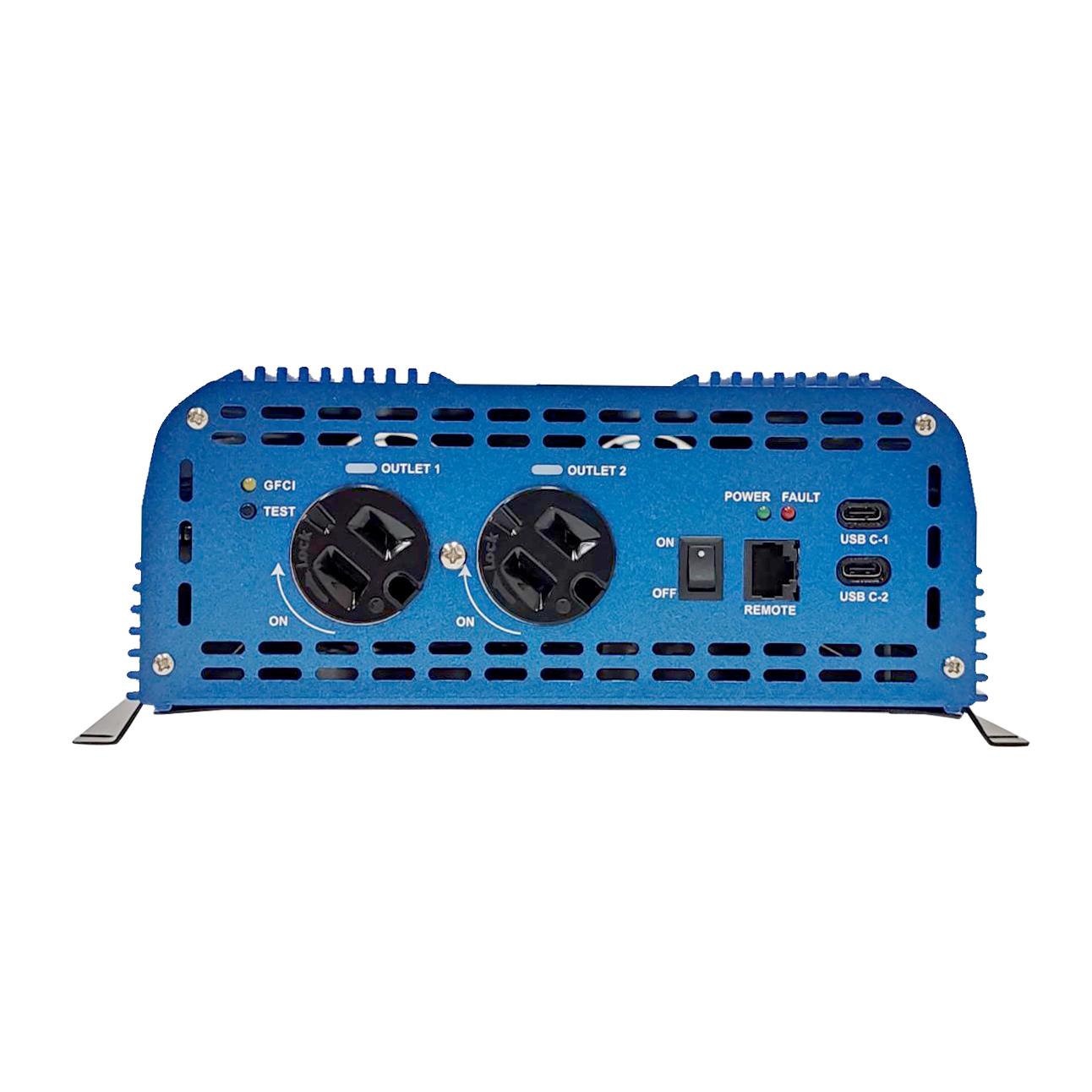 2000W 12V 24V 48V GFCI PURE SINE WAVE POWER INVERTER