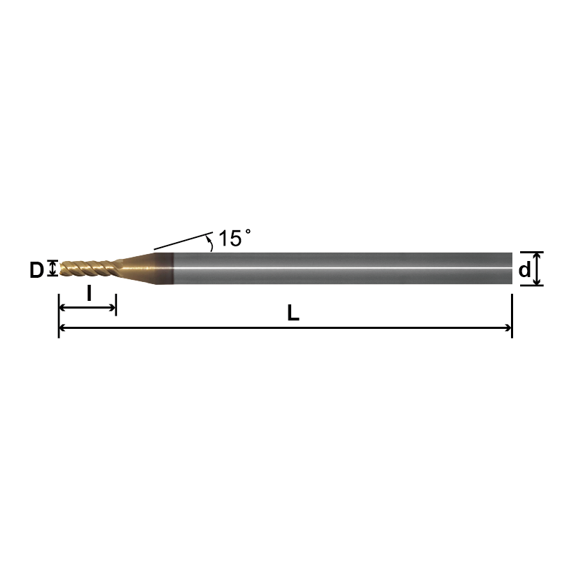 SLE4／MLE4／LLE4 (Long Shank,Regular Length),4 Flutes