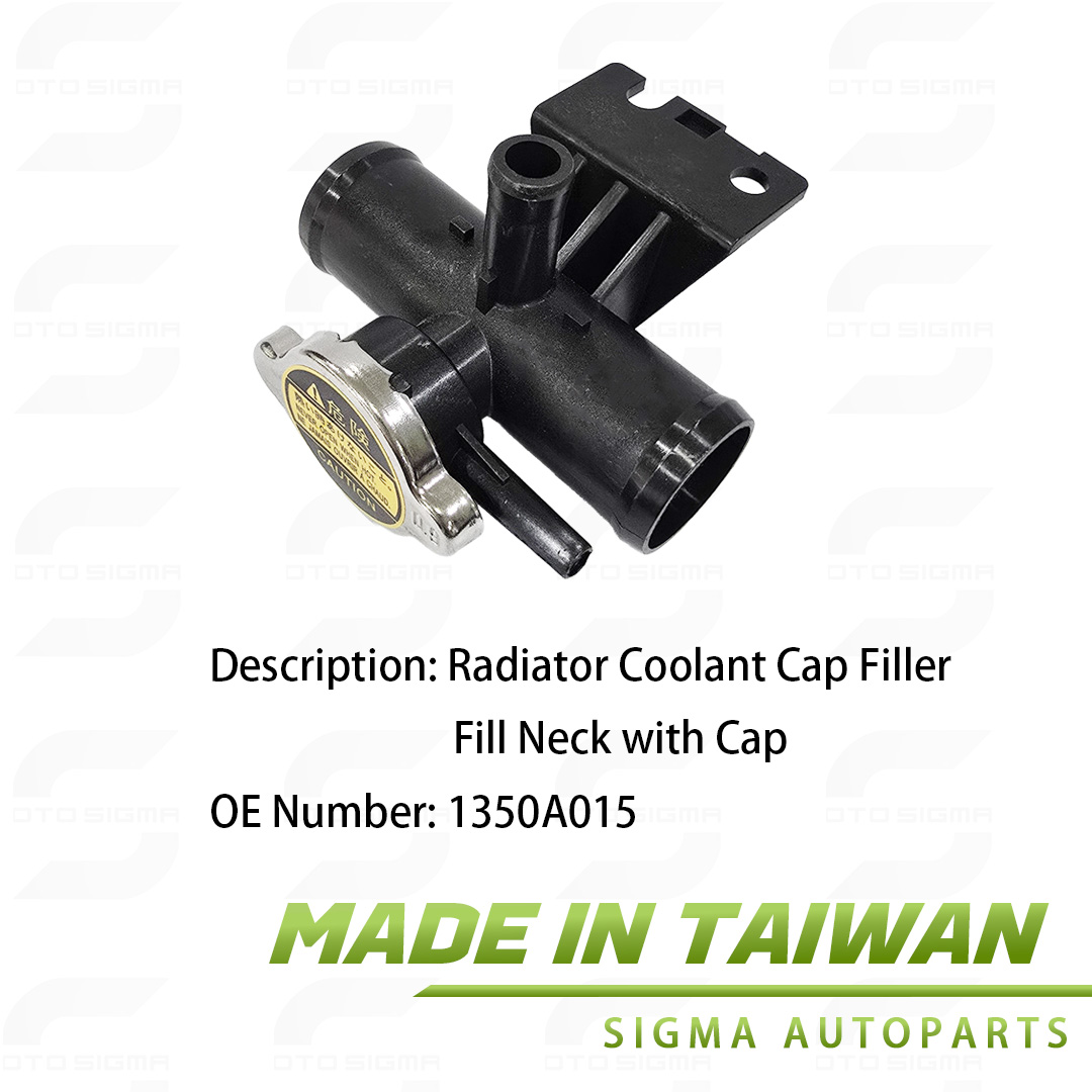 Radiator Coolant Cap Filler Fill Neck with Cap For Mitsubishi -OE:1350A015-1350A015 Radiator Coolant Cap Filler Fill Neck with Cap For Mitsubishi -OE:1350A015-1350A015