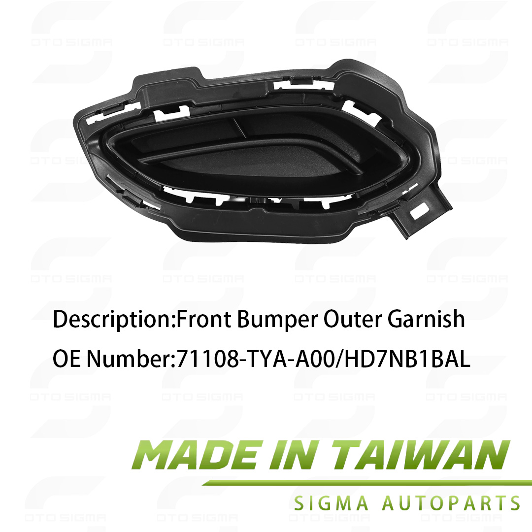 Intake Garnish Left Front Bumper FOR Acura -OE: 71108-TYA-A00-71108-TYA-A00 Intake Garnish Left Front Bumper FOR Acura -OE: 71108-TYA-A00-71108-TYA-A00