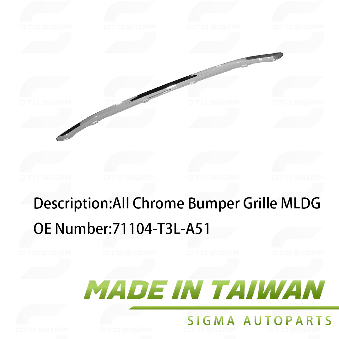 Front Bumper Cover Molding FOR Honda Accord -OE: 71104-T3L-A51-71104-T3L-A51 Front Bumper Cover Molding FOR Honda Accord -OE: 71104-T3L-A51-71104-T3L-A51