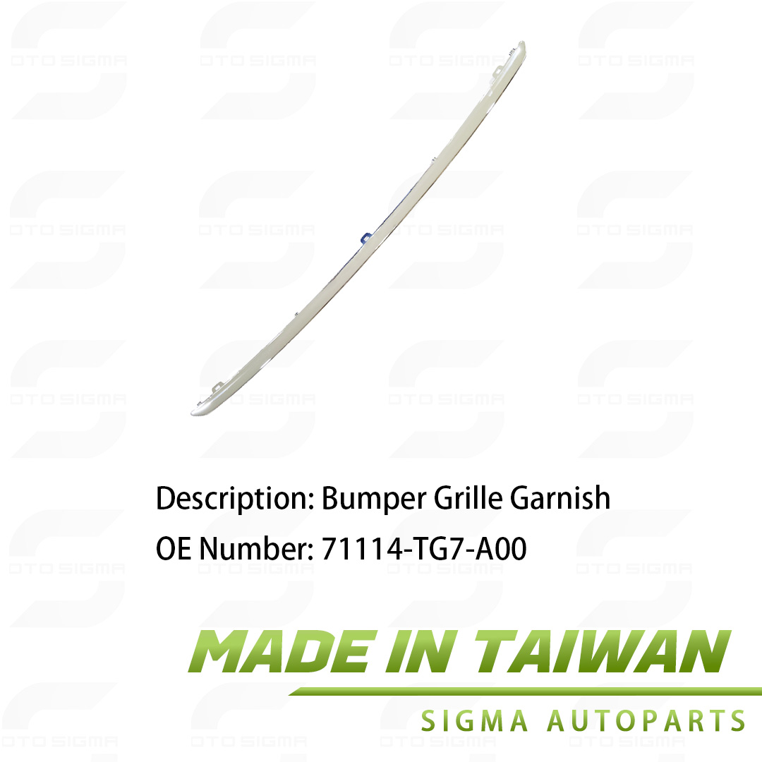 Bumper Grille Garnish FOR Honda Pilot -OE: 71114-TG7-A00-71114-TG7-A00 Bumper Grille Garnish FOR Honda Pilot -OE: 71114-TG7-A00-71114-TG7-A00