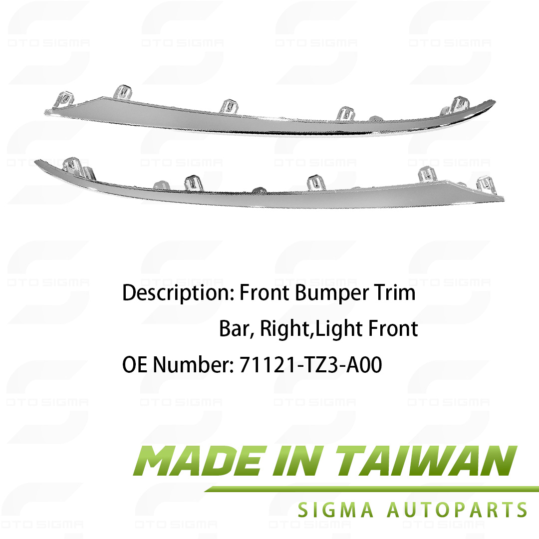 Front Bumper Trim for Acura -OE: 71121-TZ3-A00 71121-TZ3-A00-71121-TZ3-A00 Front Bumper Trim for Acura -OE: 71121-TZ3-A00 71121-TZ3-A00-71121-TZ3-A00