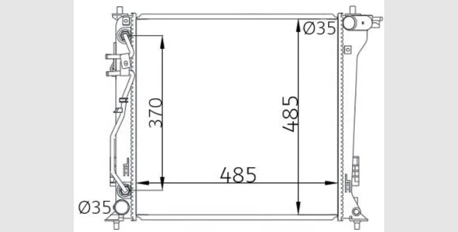 Car Radiator HYD-4023-A1-1R-HYD-4023-A1-1R