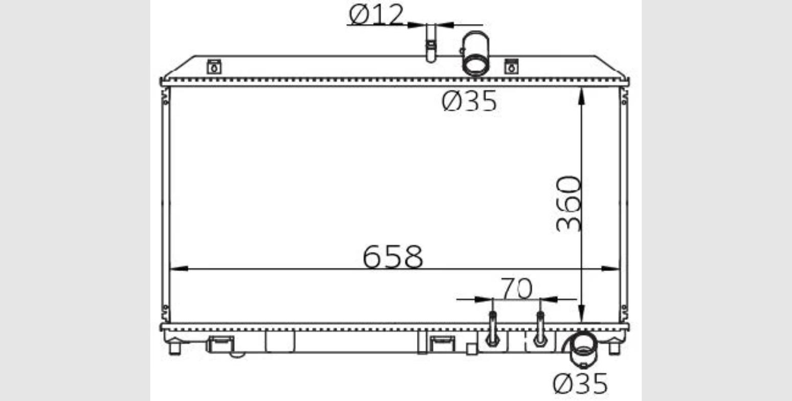 Car Radiator MZD-1909-A1-2R-MZD-1909-A1-2R