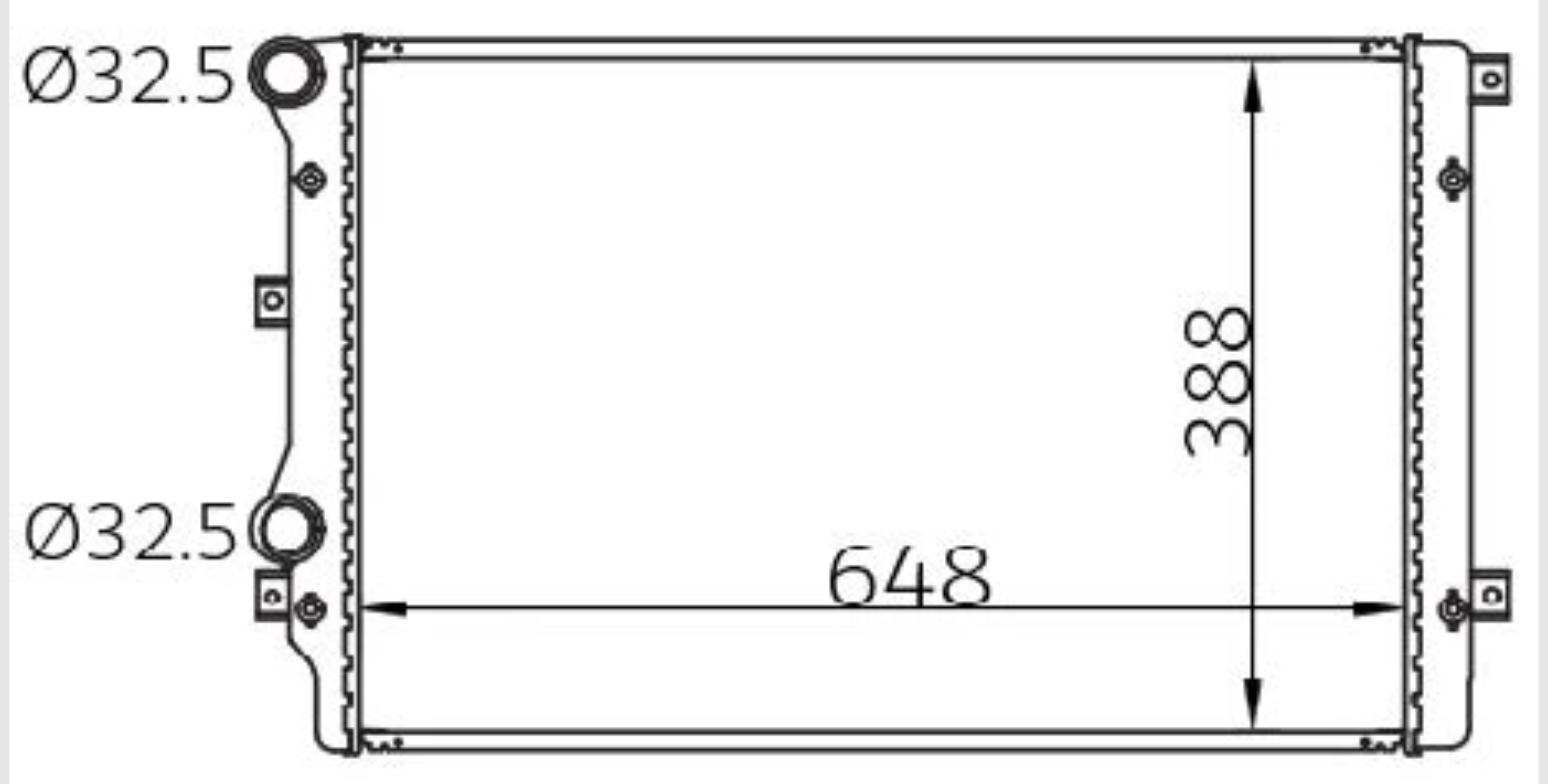 Car Radiator AUD-3109-A1-2R-AUD-3109-A1-2R