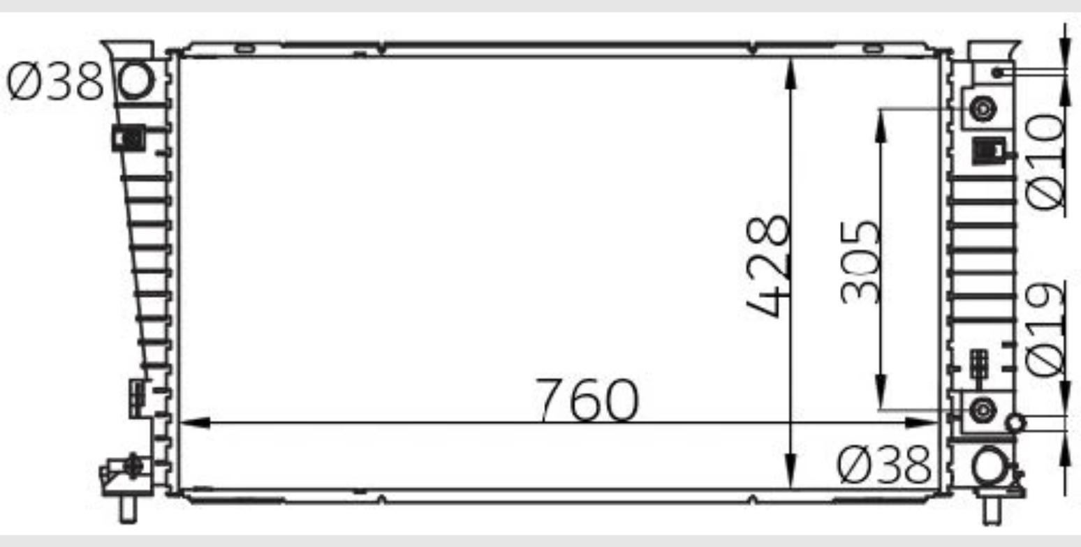 Car Radiator FRD-1216-A2-2R-FRD-1216-A2-2R