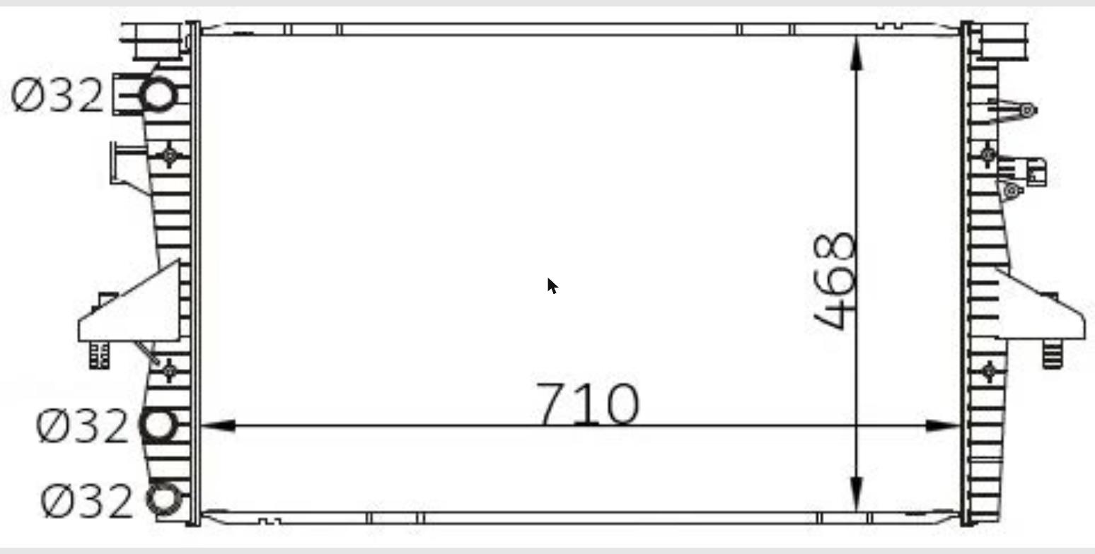 Car Radiator VWN-3819-A1-3R-VWN-3819-A1-3R