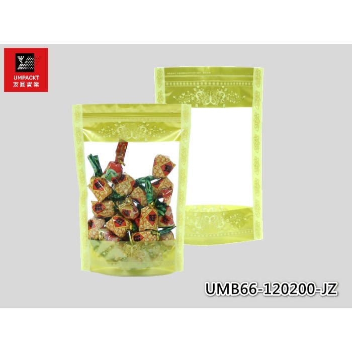 金典花邊夾鏈立袋-UMB66-120200-JZ 金典花邊夾鏈立袋-UMB66-120200-JZ