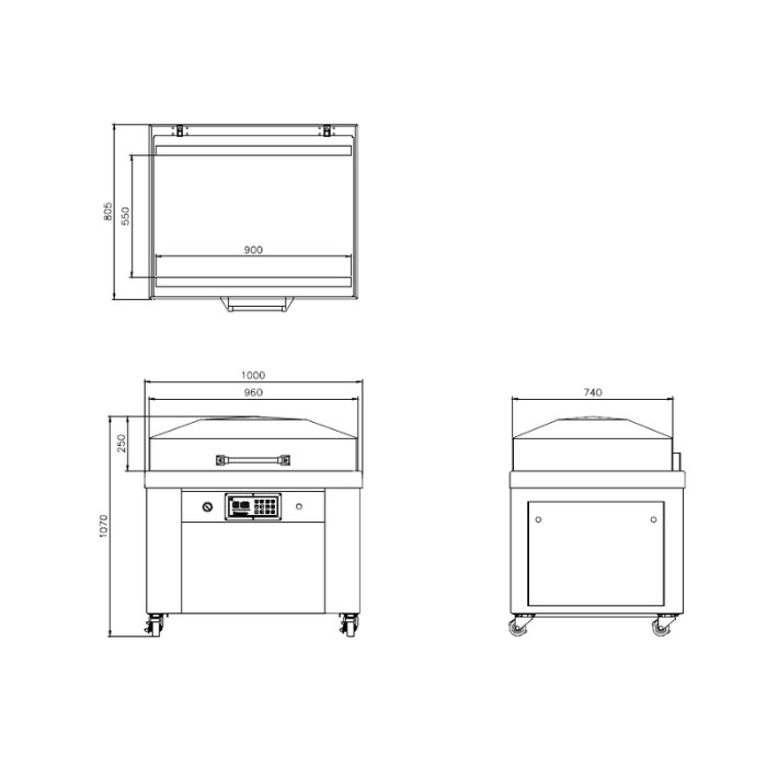 SC-900FB Commercial Single Chamber Vacuum Sealing Machine-SC-900FB SC-900FB Commercial Single Chamber Vacuum Sealing Machine-SC-900FB