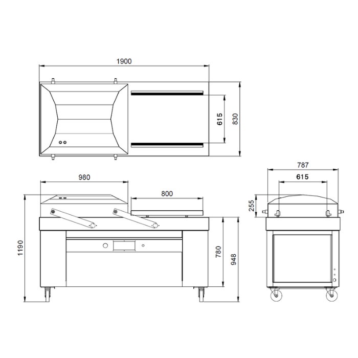 DC-800 Dual Chamber Vacuum Sealer for Precise Food Packaging-DC-800 DC-800 Dual Chamber Vacuum Sealer for Precise Food Packaging-DC-800