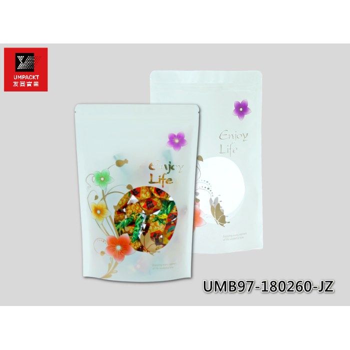 彩蝶夾鏈立袋-UMB97-180260-JZ 彩蝶夾鏈立袋-UMB97-180260-JZ
