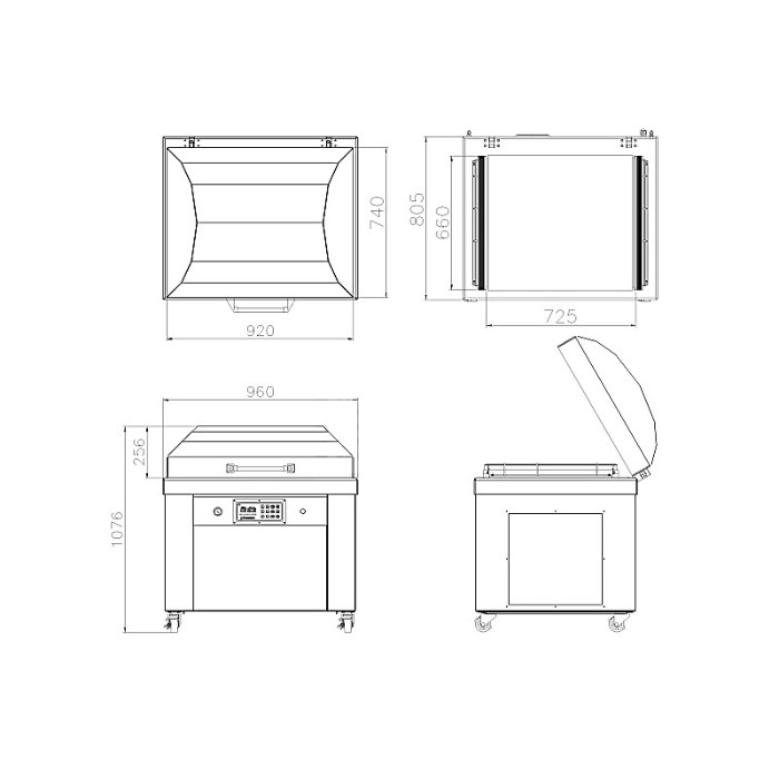 SC-800LR Industrial Single Chamber Vacuum Sealer for Food Packaging-SC-800LR SC-800LR Industrial Single Chamber Vacuum Sealer for Food Packaging-SC-800LR
