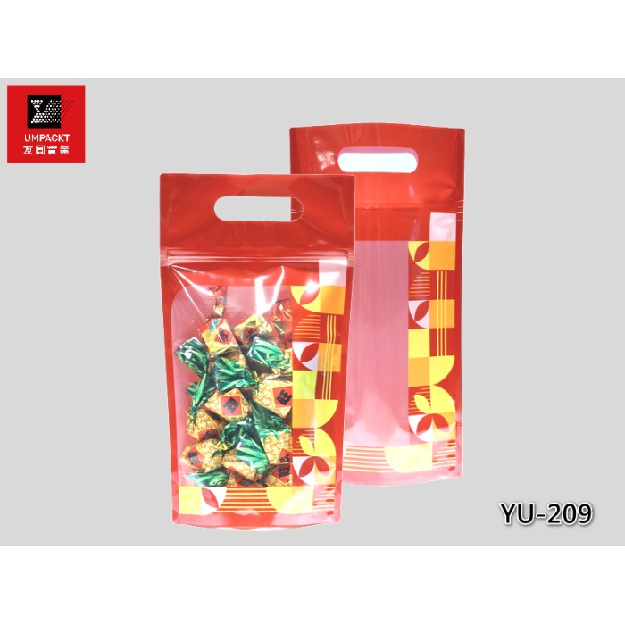 臺灣極味手提夾鏈立袋(一斤)-YU-702 臺灣極味手提夾鏈立袋(一斤)-YU-702